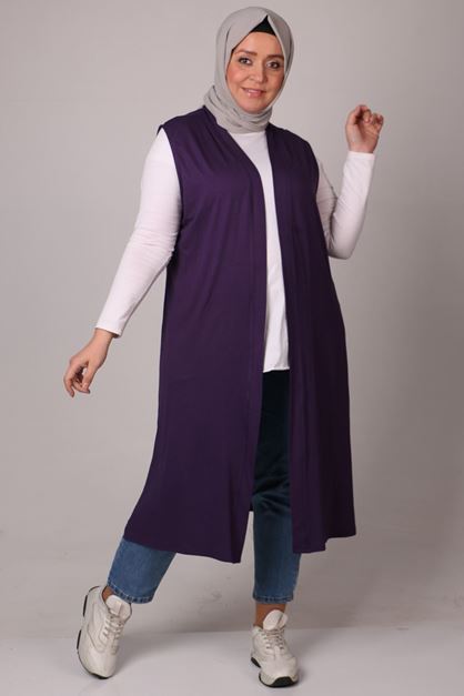 4007 Plus Size (Wear & Go) Vest - Claret Red