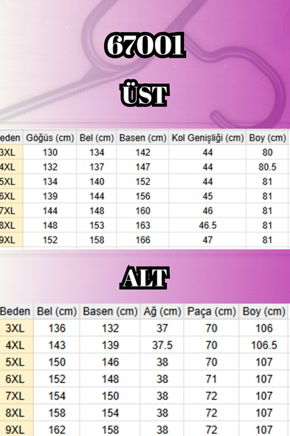 67001 Büyük Beden Kol Manşeti Duble Model Sandy Pantolonlu Takım - Mürdüm