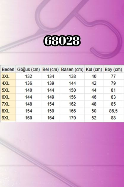 68028 Büyük Beden Kombinli -Manşetli Penye Tunik - Hardal