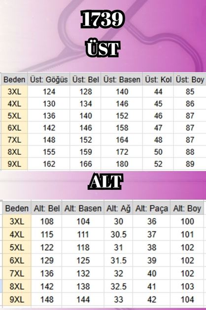1739 Büyük Beden Önü Taş Baskılı Uzunkol Tesettür Mayo - İndigo