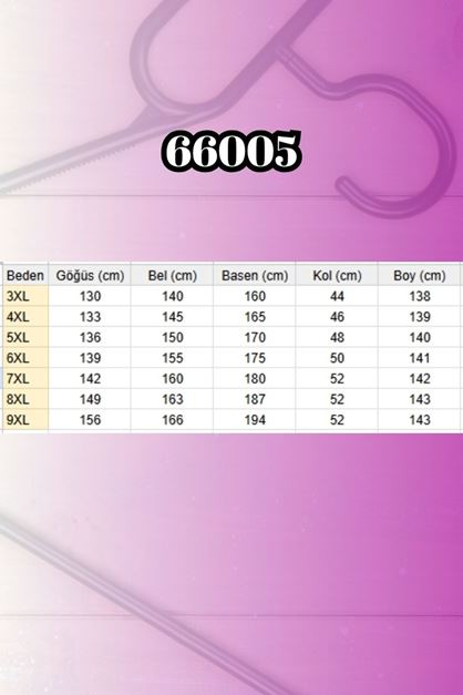 66005 Büyük Beden Patlı Ferace - Kahve