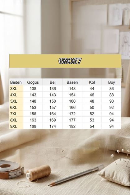 68057 Büyük Beden Yarım Pat Fermuarlı Modal Tunik - İndigo