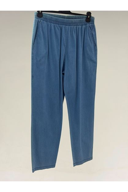 T-59200 Büyük Beden Denim Pantolon - Mavi