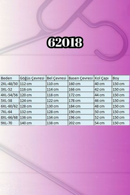 62018 Büyük Beden Bağlamalı Bürümcük Namaz Elbisesi - Kahve