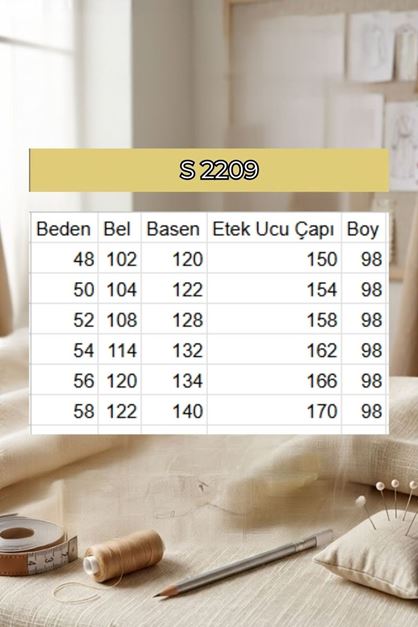 2209-1 S2 Cep İşlemeli Kot Etek - Buz Mavi
