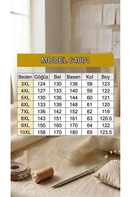 64001 Büyük Beden Mostralı Nora Yelek - Haki