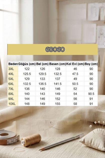 68060 Büyük BedenPüskül Detaylı Kot Tunik - Kar Yıkama Mavi