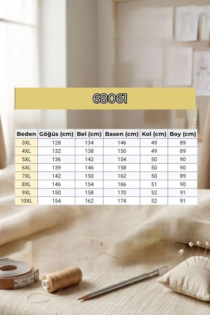 68061 Büyük Beden Cepli Manşetli Müslin Gömlek - Tarçın