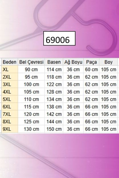 69006 Büyük Beden Beli Lastikli Kot Pantolon - Kar Yıkama Mavi