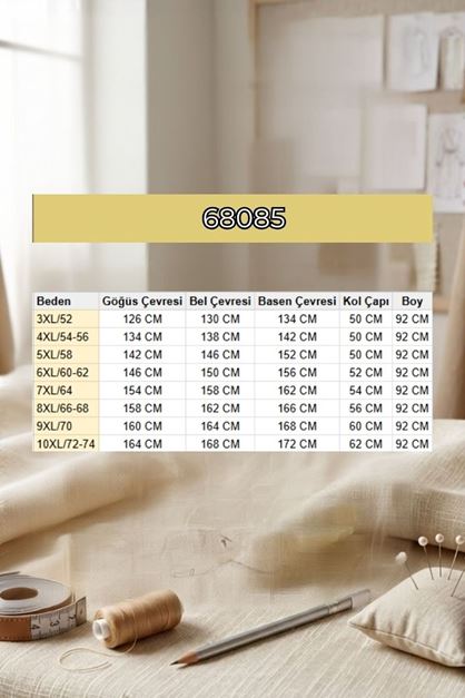 68085 Büyük Beden Beyoğlu Taş Detaylı Jakar Çilek Gömlek - Siyah