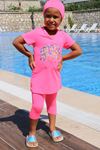 1708 Kids Swimsuit-Pink