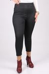 9109 Plus Size Elastic Waist Skinny Leg Jeans - Navy Blue