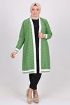 23024 Large Size Perforated Airobin Jacket - Khaki