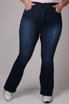 9110 Plus Size Flared Jeans - Anthracıte