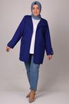 23065 Büyük Beden En Boy Blazer Ceket-Saks