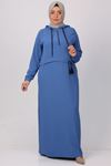 2096 Plus Size Dress - Saxe