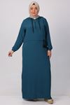 2096 Plus Size Dress - Saxe