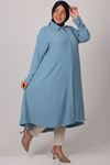 38039 Large Size Airobin Mevlana Shirt-Baby Blue
