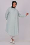 38053 Large Size Etamin Linen Mevlana Shirt - Benetton
