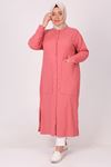 38071 Large Size Cucumber Pocket Tunic -Dried Rose
