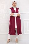 30408 ​​Plus Size Mina Wear & Go Vest - Fuchsia
