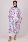 38120 Large Size Patterned Linen Shirt - Mixed Pattern Saks