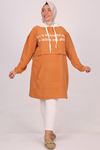 28050 Large Size White Hooded Miracle Tunic - Onion Peel