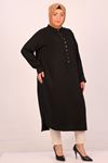 38005 Large Size Half Layer Magnetic Collar Belmando Tunic-Beige