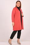 43008 Plus Size Combed Cotton Jacket-Tile