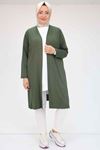 43008 Plus Size Combed Cotton Jacket-Black