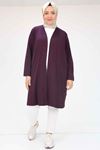 43008 Plus Size Combed Cotton Jacket-Black